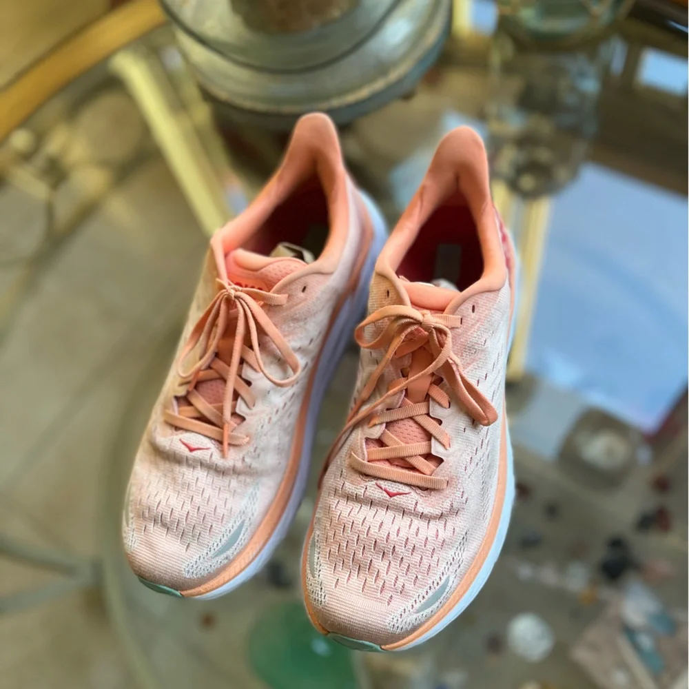 🦩Hoka🦩-Women's Pink Running Shoes-Sz 10 Clifton 8 - Picture 12 of 12